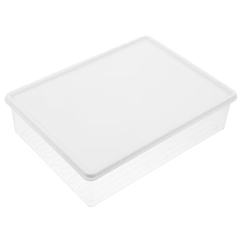 Mipcase Stackable Food Container with Lid, Refrigerator Freezer Organizer