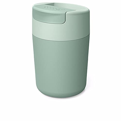 Comparison: Best Travel Coffee Cup Plastic 7 Joseph Joseph Sipp™ Travel Coffee Mug with Flip-top Cap - 340 ml (12 fl. oz) - Green