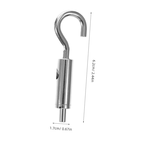 Alipis 6 piezas Tensionador para cable de acero y accesorio gancho de suspensión de alta resistencia para iluminación, exhibiciones y uso en maquinaria miniatura 2