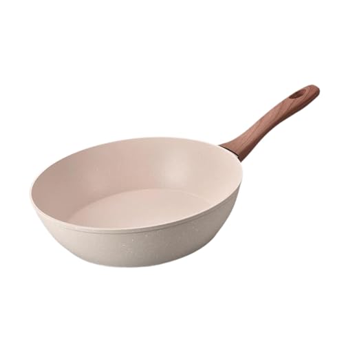 Wok beige con mango ergonómico 26x7.1 cm miniatura 7
