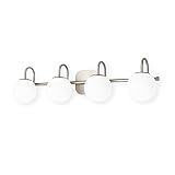 ZHUOER 4-Light Brushed Nickel Vanity