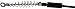 Dorman C661193 Rear Passenger Side Parking Brake Cable Compatible with Select Ford Models