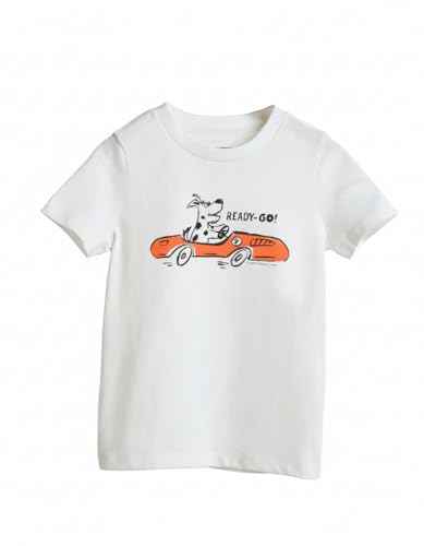 Image of Amazon Brand - Symbol Boys 100% Cotton Graphic Printed Half Sleeves T-Shirt | Age 2-6 Years