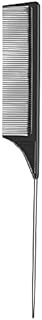 hair comb tail comb combs for women rat tail hair comb parting comb pin tail combs rat tail comb pintail combs(Fine Tooth in Black)