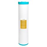 Filterelated Water Softener Filter Cartridge, 4.5 x 20 Inch Whole House Replacement, Fits Standard 4.5'x20' Housings, Removes Hardness & Prevents Scale