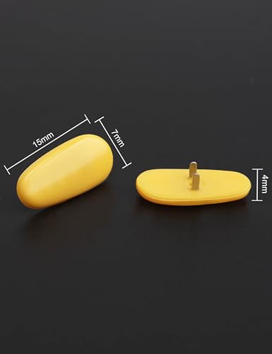 Image of Clear Soft Silicone Replacement Nose Pads for Ray-Ban Aviator RB3025 /RB3026 /RB3030 /RB3211 /RB3362 /RB3445 /RB4175
