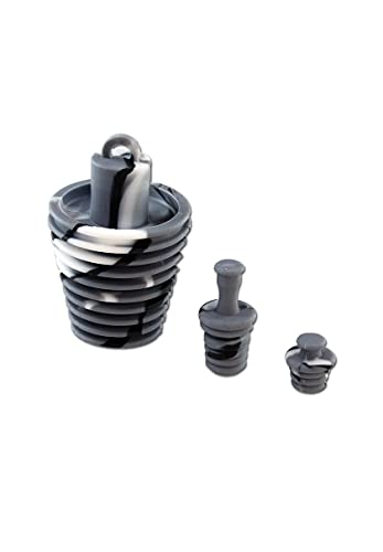 Black Leaf Bongasmus Bong 44cm | Klar/Pink | Glasbong NS 19/14 | Borosilikatglas | 6-Arm Baumperkolator, Kickloch & Lift… – Bild 8