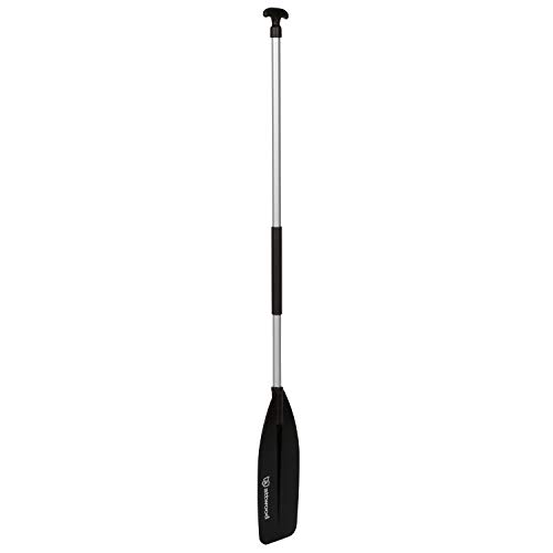 Attwood 11765-1 Canoe Paddle, Aluminum And Plastic, 5-Feet Long, Black Blade, Ergonomic Grip #TOP2