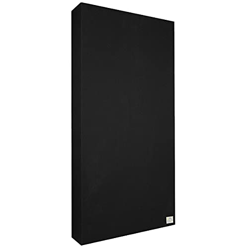 Addictive Sound Panel Acustico Pared Standard 100x50x6 (1 Pieza) - Absorbente Acústico Con Tela Acustica 180 g/m2 - Paneles Acusticos - Panel Acústico - Decoracion Pared - Negro