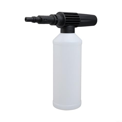 Pumixiy Accesorio de lavado de alta presión – Boquilla de espuma de 450 ml para lavado de coche, lanza de espuma de nieve compatible con LAVOR, pulverizador de limpieza al aire libre con botella de