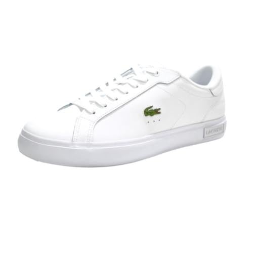 Lacoste Men's Powercourt Sneakers, Zapatillas Hombre, Blanco/Blanco, 42 EU