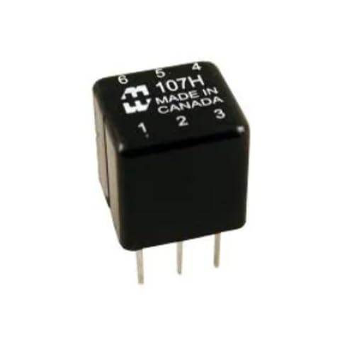 107D, Audio Transformers/Signal Transformers Audio Transformer, Potted, Primary 150 ctohms, Secondary 150 ct ohms