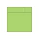 Magflex® Flexible Gloss Green Trocken - Wipe Scrumboard - Magnet zum Erstellen Entfernbar - 75mm x 75mm - Packung von 100
