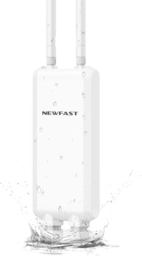 NEWFAST Répéteur WiFi 6 AX1800, Amplificateur WiFi Puissant Double Bande 1200mbps 5ghz 574mbps 2 4ghz Wifi Extender Avec 1 Port Ethernet Gigabit Compatible Avec Les Box Internet Avis Fiche Techniq