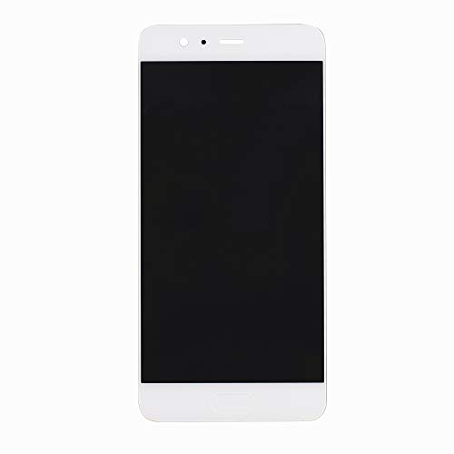 Image of LCD Screen and Digitizer Assembly with Fingerprint Button Keypad Without Bezel Frame Compatible with Huawei P10 Plus VKY-L09 VKY-L29 VKY-AL00(White)