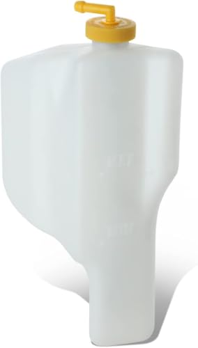I-Match Auto Parts Engine Coolant Recovery Plastic Bottle Reservoir White Textured Plastic For 1994 95 96 1997 Honda Accord Wagon Sedan Coupe Models 19101P0A000 HO3014102