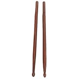 Badafaci Drum Sticks Bulk Maple Wood Drumsticks, Classic Wood Tip for Acoustic and Electronic Drums, Excellent Sound Quality, Durable, Ideal for Beginners and Jazz Players (5B)