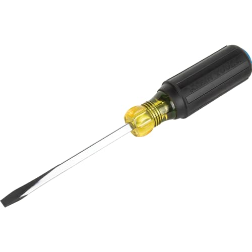 Klein Tools 80031C 5-Piece Color-Coded Screwdriver Set with Precision Tips and Cushion Grip Handles, Made in USA, 2 Slotted, 2 Phillips, 1 Square