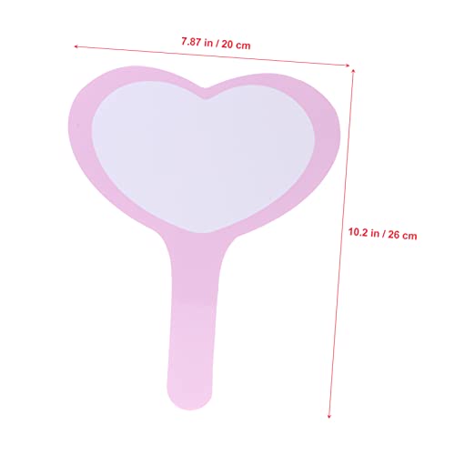 Pizarra de mano en forma de corazón blanca para escribir miniatura 6