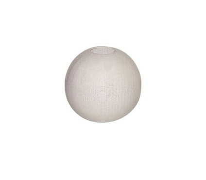 Bulk Buy:Pepperell Round Wood Macrame Craft Beads, 32mm (1-1/4