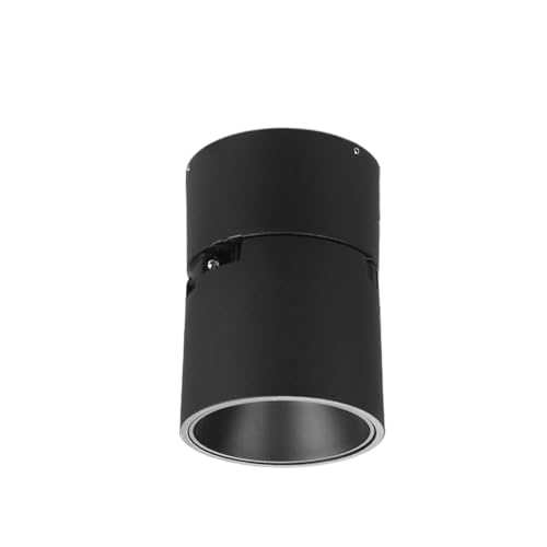 TCHAUSGZOZ Lámpara De Lectura Moderna for El Hogar con Protección Ocular, Foco Expuesto Luz Blanca Ajustable COB, Decorativa Personalizada Cabezal Oscilante LED for Sala Estar(Dark,12w)