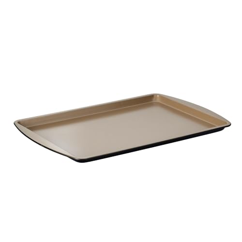 Stanley Rogers Ceramabake Healthy Non-Stick Ceramic Baking Tray Bake Without PFAS PTFE PFOS PFOA Cadmium & Lead Oven Tray for Cookies Roasting Veg and Everyday Baking 34x24x1.5cm