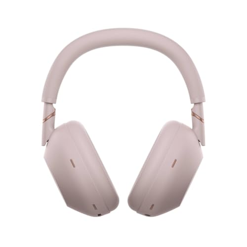 Image of SONY WH-1000XM6 Flagship Noise Cancelling Over-Ear Wireless Bluetooth Headphones, Signature Hi-Res Sound, Comfort, Foldable Design, Durable Case, 30 HR NC on Battery, iOS & Android - Sand Pink