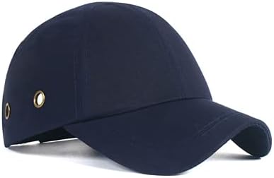 Baseball Bump Cap, Safety Hard Hat Comfortable Lightweight Head Protection Cap Adjustable Four Vents Protective Hat (Dark Blue)