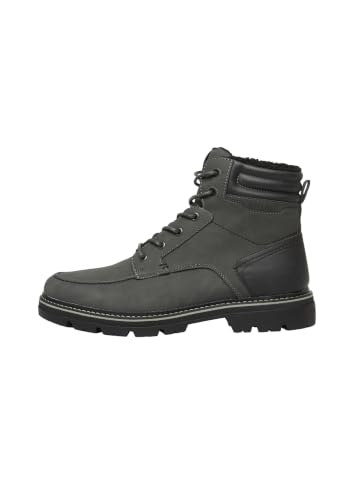 s.Oliver Damen Stiefel – Leder-Optik, Schnürung