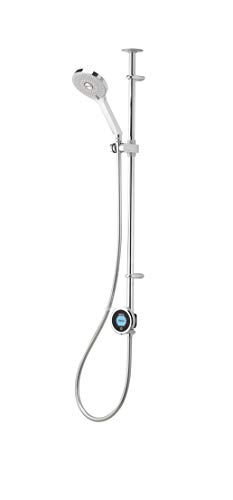 Aqualisa Optic Q smart shower (exposed) with adjustable handset - for high pressure/combination boiler systems, Chrome