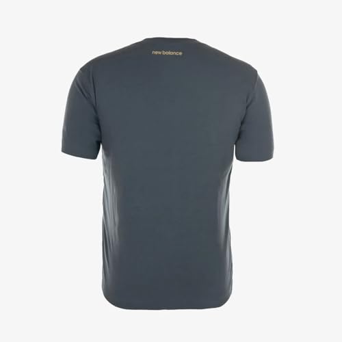 Camiseta Masculina NB Viagem SPFC 2025, Cinza Blacktop, GG
