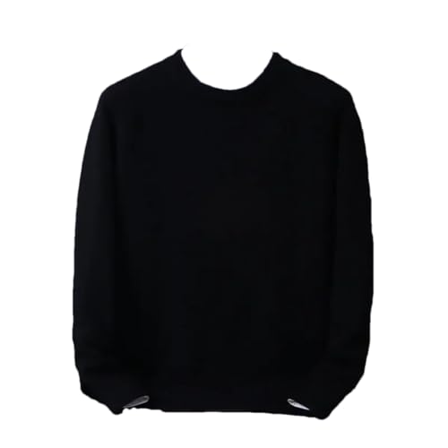 Men's O-Neck Pullover Sweater Soft Warm Knit Jumper Big Size Long Sleeve Casual Woolen Sweater Top
