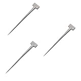 Kisangel 3stücke Edelstahl T-förmiger EEL Nail Für Fischzubereitung Robustes Küchenzubehör Für Restaurants Und Hobbyköche Langlebig Und Leicht Zu Reinigen