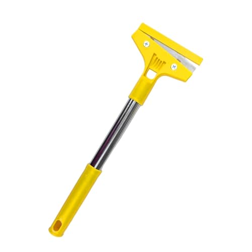 Eliminador de adhesivos – Pala pesada para limpieza | Rascador limpiador para cristales adhesivos – Para limpieza de casa, baño, ducha, cocina, azulejos, suelos puertas