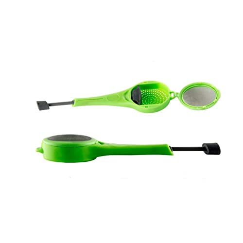 Magik 2-4 Pack Long-Handled Tea Filters Plastic Infuser Built-In Plunger Strainer (4 Pack) #TOP7