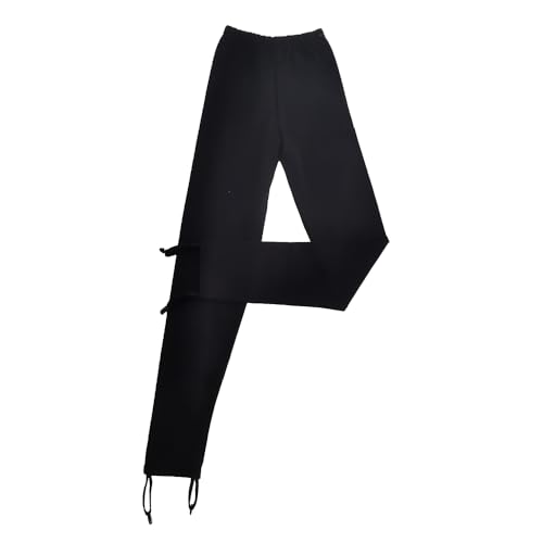 JoyCan Calça masculina reta para treinamento de patinação artística com isolamento de lã, roupas de