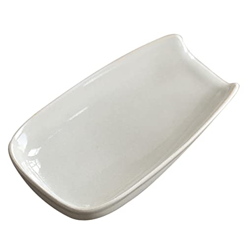 CIYODO Loose Tea Scoop Ceramic Tea Spoon Tea Leaf Scoop Tea Shovel Decorative Tea Holder Small Tea Scoop Essential