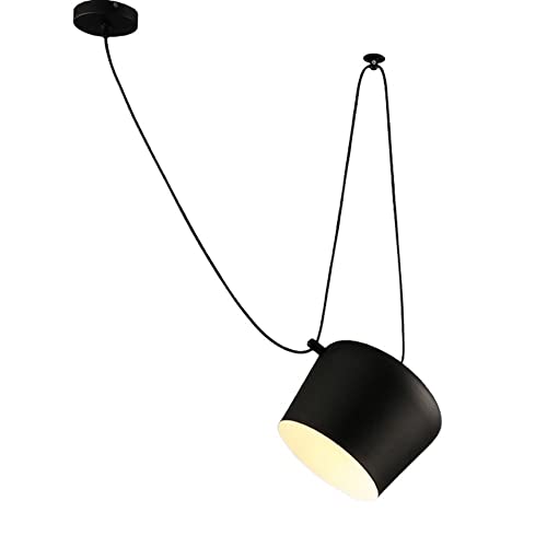 Lámpara de techo moderna E27 e iluminación decorativa ajustable de salón 2