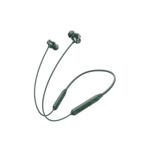 Image of Bluetooth Wireless in-Ear Neckband Earphones with Mic, 12.4mm Dynamic Drivers, Up to 30 Hours Playtime, Fast Charging, IPX Water & Dust Resistance, Deep Bass, Type-C, ENC Calling (Crimson Eclipse)