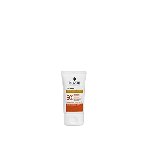 Rilastil Sun System Age Repair SPF50+, Protector Solar Facial Antiedad con Muy Altra Fotoprotección