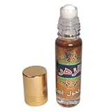 AZAHAR Aceite de Perfume Árabe sin Alcohol, Fragancia Oriental en Botella de 6 ml, Aroma Natural Concentrado