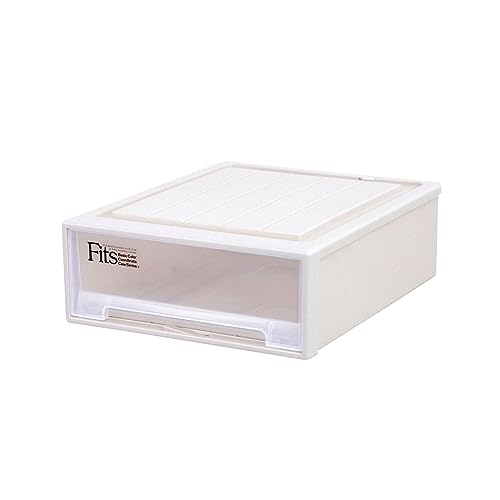 Tenma Fits Clothes Case, for Closet, Wide, S-53, Cappuccino, Width 17.3 x Depth 20.9 x Height 7.1 inches (44 x 53 x 18 cm)