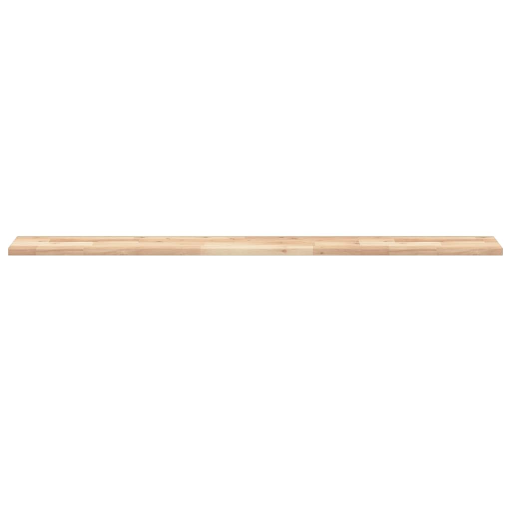 Estantes flotantes genéricos, 2 unidades, 140 x 20 x 2 cm, acacia maciza, sin tratar | Madera natural única, personalizable, pintura o laca, decoración de pared multifuncional, bricolaje creativo