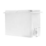 HIAKDOFT Distributeur d'Eau Froide Domestique 35 L avec Robinet Blanc pour Réfrigérateur...