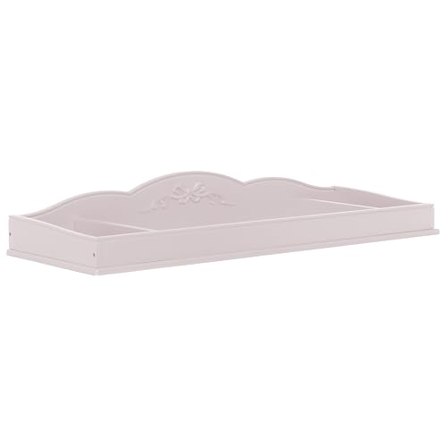 Image of Evolur Aurora Change Tray I Lasting Quality I Intricate Ribbon Bow Scrollwork, Dusty Rose