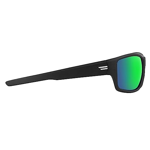 Image of TOROE Eyewear FIELD Wrap Around Sport Sunglasses With Polycarbonate Polarized Lenses, Lightweight TR90 Frame