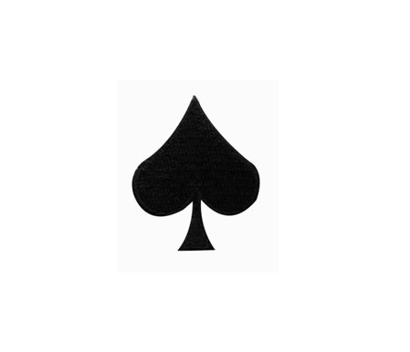 Amazon.com: ID 0061 Spade Poker Playing Card Suit Shape