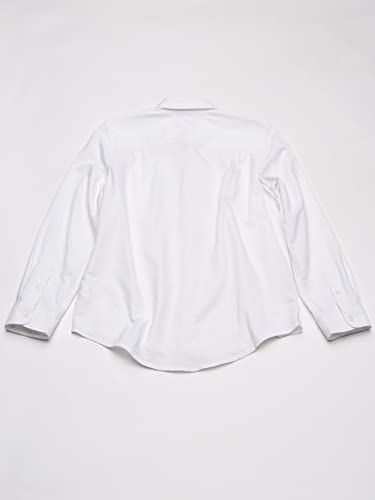The Children'S Place 3001582 Boys Long Sleeve Oxford Button Down Shirt, White, X-Large Husky thumb #2