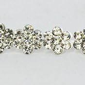 Crystal Silver Rhinestone Chain Style 1073-1 Yard -1 Roll