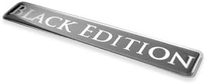 Black Edition amazing show quality metal grille / fender badge set (2 units) emblem insignia decal logo